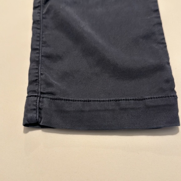 Mason’s cropped cargo pants in blue with orange lace belt - Picture 4 of 13